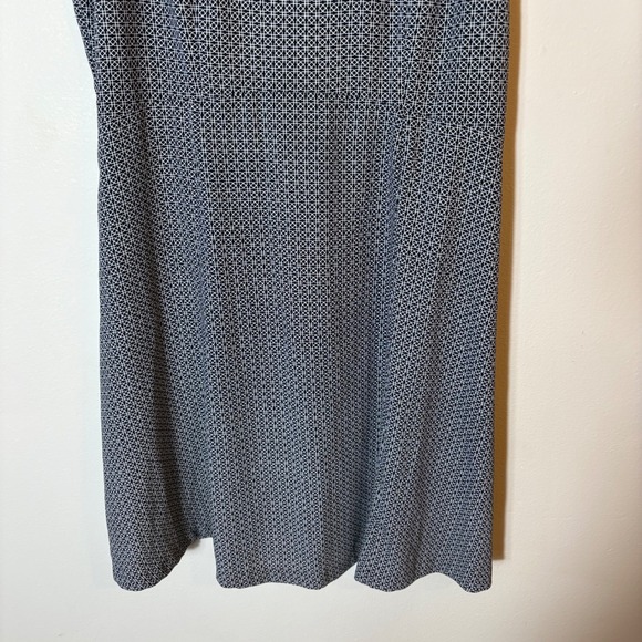 Banana Republic Black White Geometric Sleeveless Career Dress Size‎ 8 - Picture 3 of 9